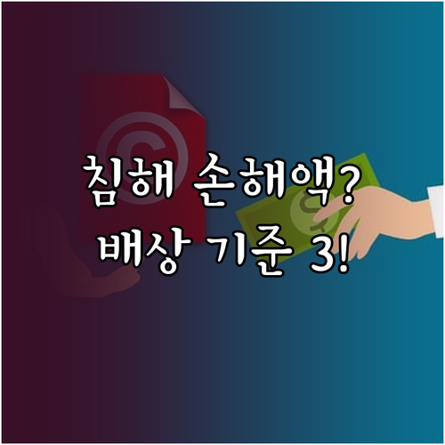 저작권 침해 손해배상 손해액 산정의 세 가지 기준과 법적 구제
