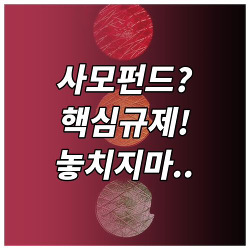 새 사모펀드 투자자 보호 규정 주요 변화