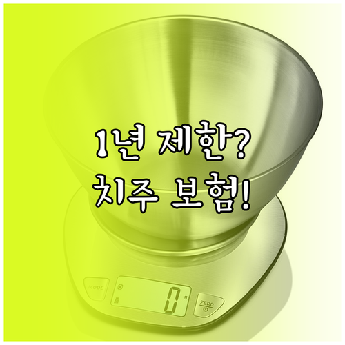 스케일링 연 1회 제한? 치주 치료 목적 보험 적용 여부