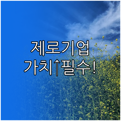 매출 제로 스타트업 무형자산 가치를 높이는 심화 접근법