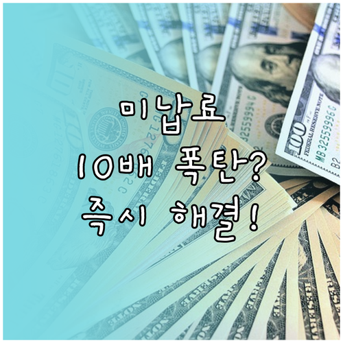 미납 통행료 발생 시 대처법: 조회, 납부 기한, 10배 부가 통행료 기준