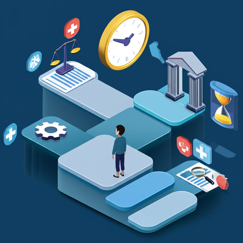 본론2 이미지 1: 산재 불승인 이의제기 절차도