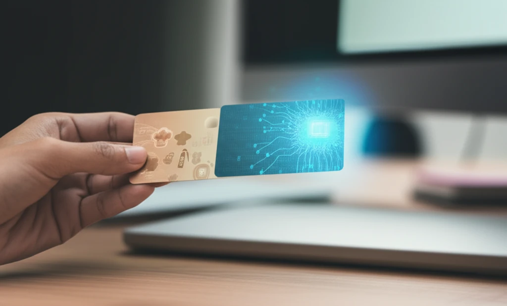 국민내일배움카드와 K-디지털 크레딧 지원 영역 구분 이미지