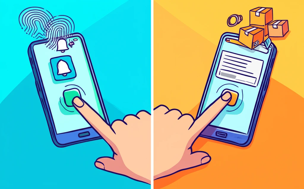 이카운트 모바일 앱 활용 화면