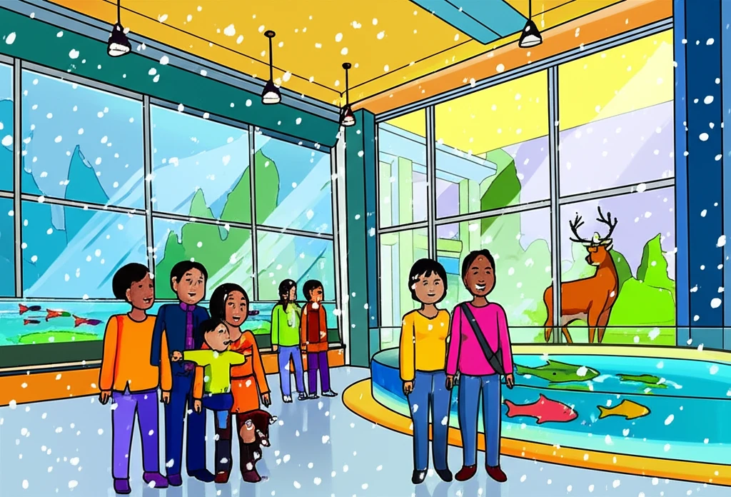 국립낙동강생물자원관 전시실 내부 전경