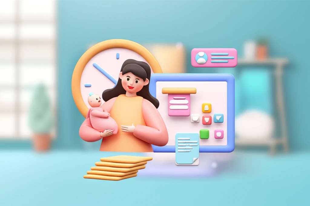 출산전후휴가 신청 안내 이미지