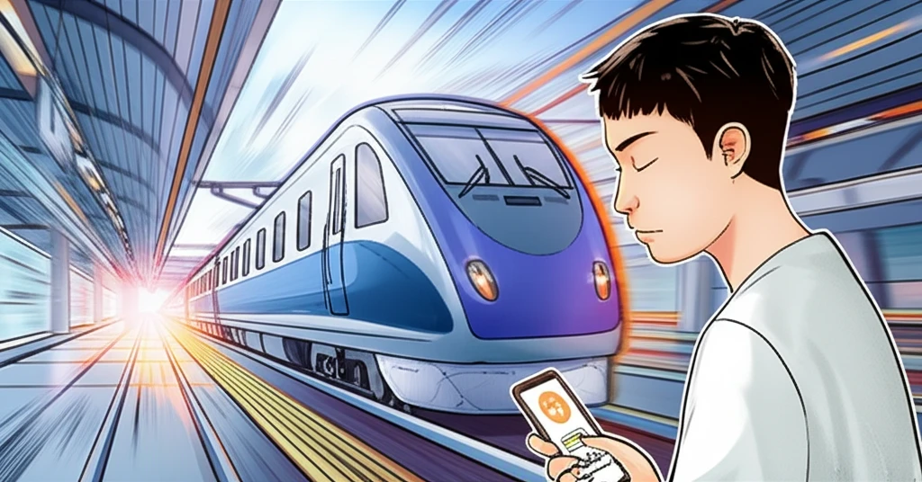 옥수역 승강장 이미지