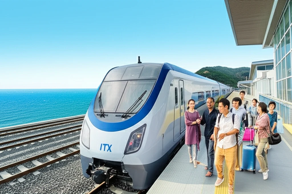 동해선 철도 공사 현장 이미지